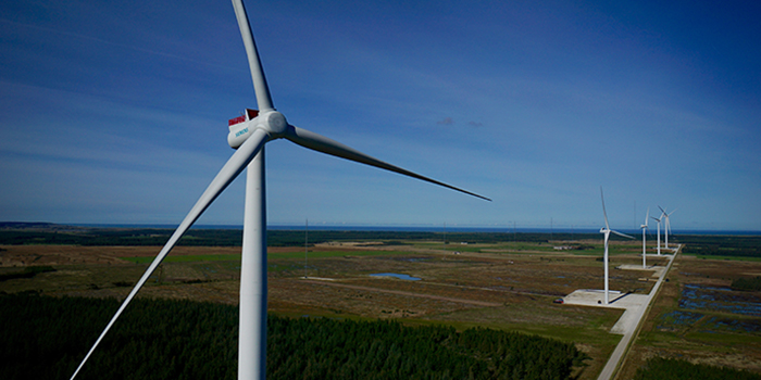 Wind turbine rotor and blades from one of the two test centres