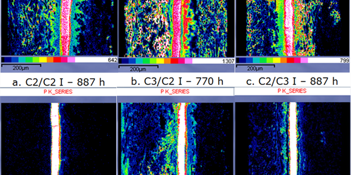 Different readings on the sandwiched prototype fuel cell