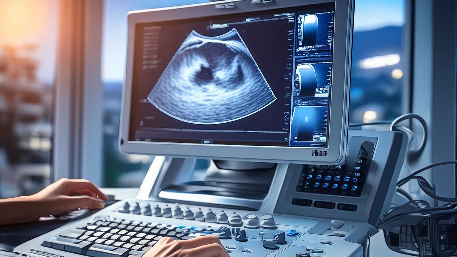 Ultrasound scan. Direc
