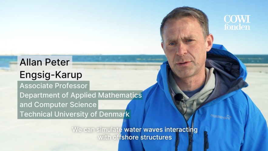 Allan Peter Engsig-Karup, Associate Professor at DTU Compute. Photo: COWIfonden
