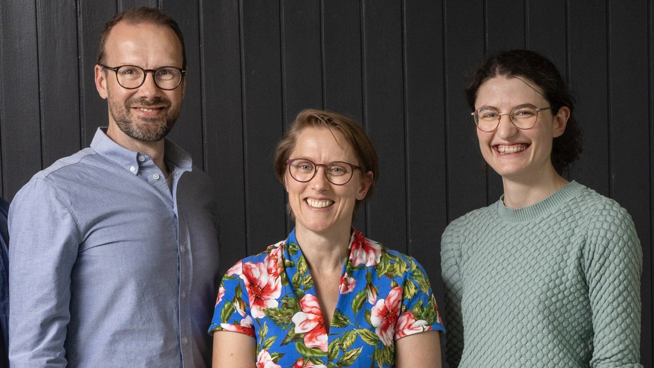 From left Professor and Head of Section Philip Bille, Professor Inge Li Gørtz, and Teresa Anna Steiner, former PhD student at DTU  Compute, now Assistant Professor at the University of Southern Denmark.