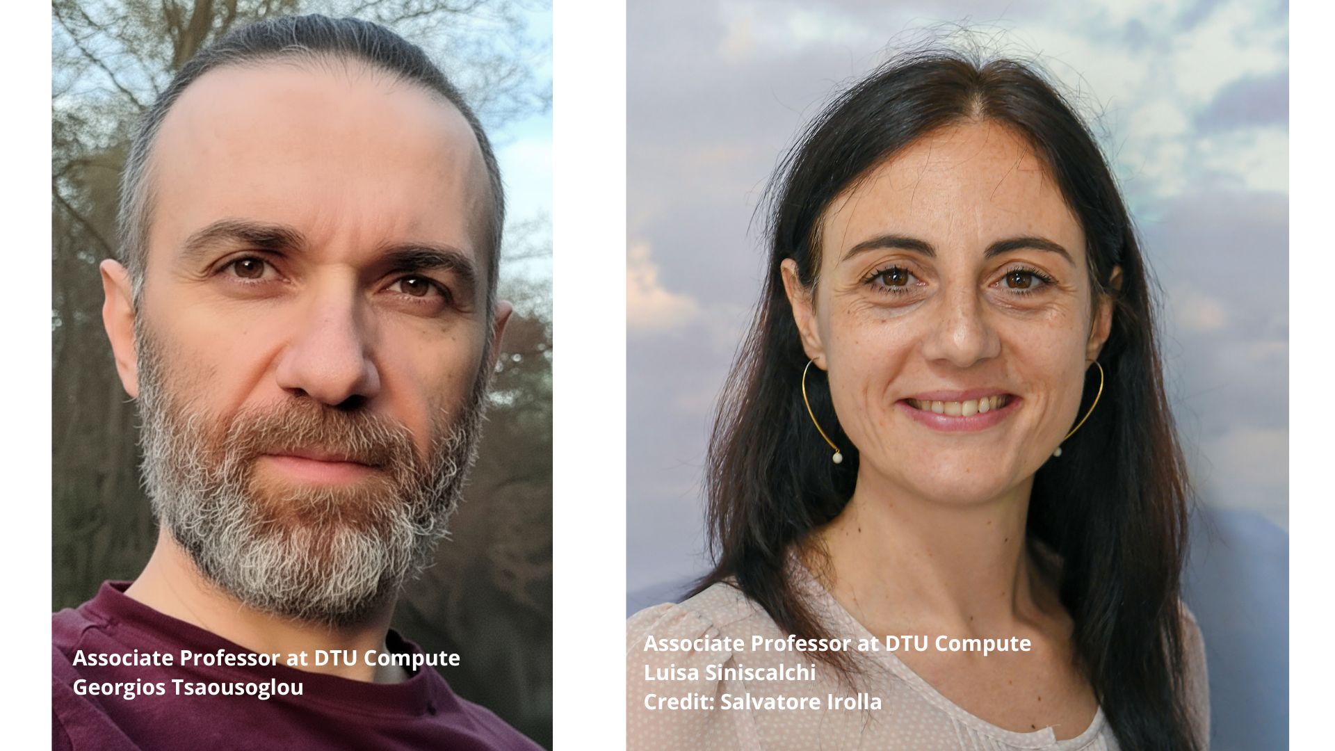 Georgios Tsaousoglou and Luisa Siniscalchi. Credit: Private photo and Salvatore Irolla