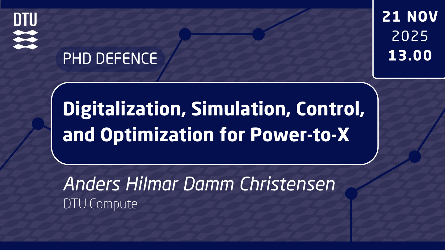 PhD defence by Anders Hilmar Damm Christensen